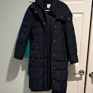 Cole Haan Dark Blue Navy Puffer Jacket size XS